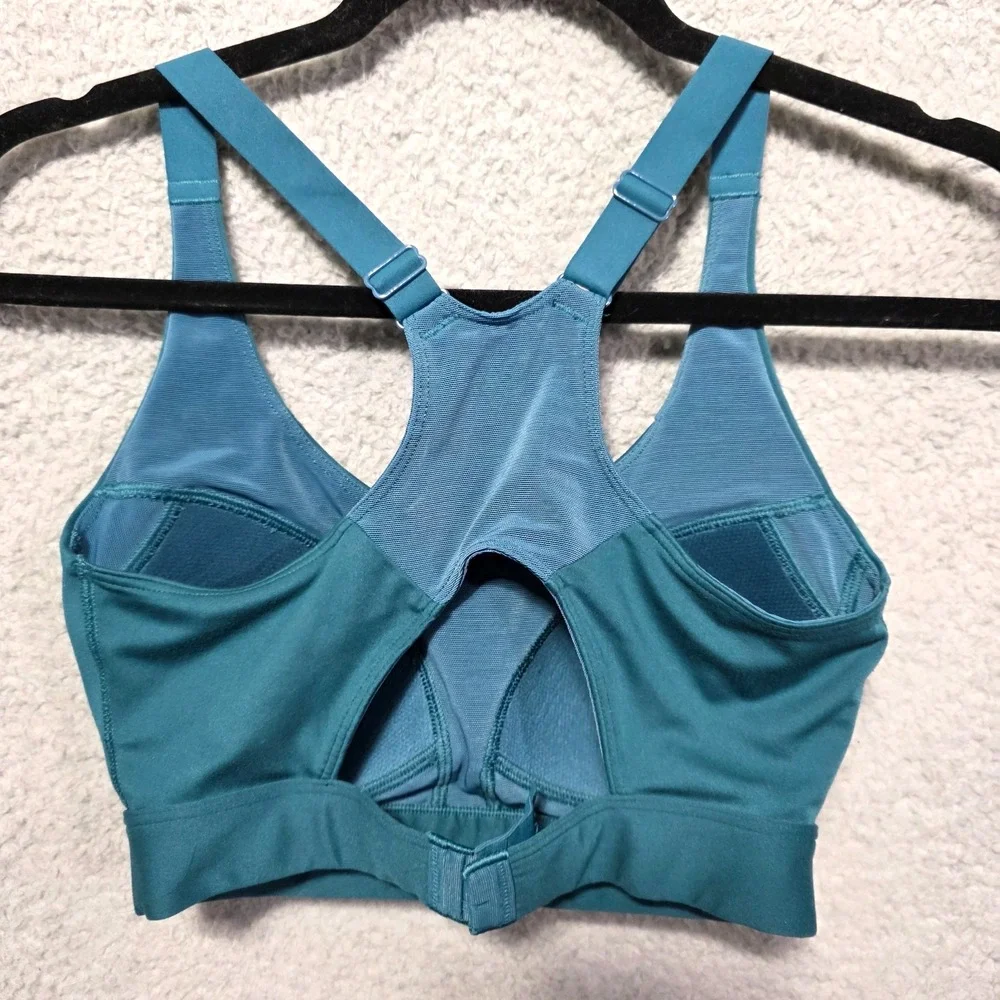 Gymshark Women's‎ Sports Bra Size XS Extra Small Adjustable Teal Green Blue